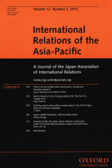 International Relations of the Asia-Pacific Vol. 12, No. 2